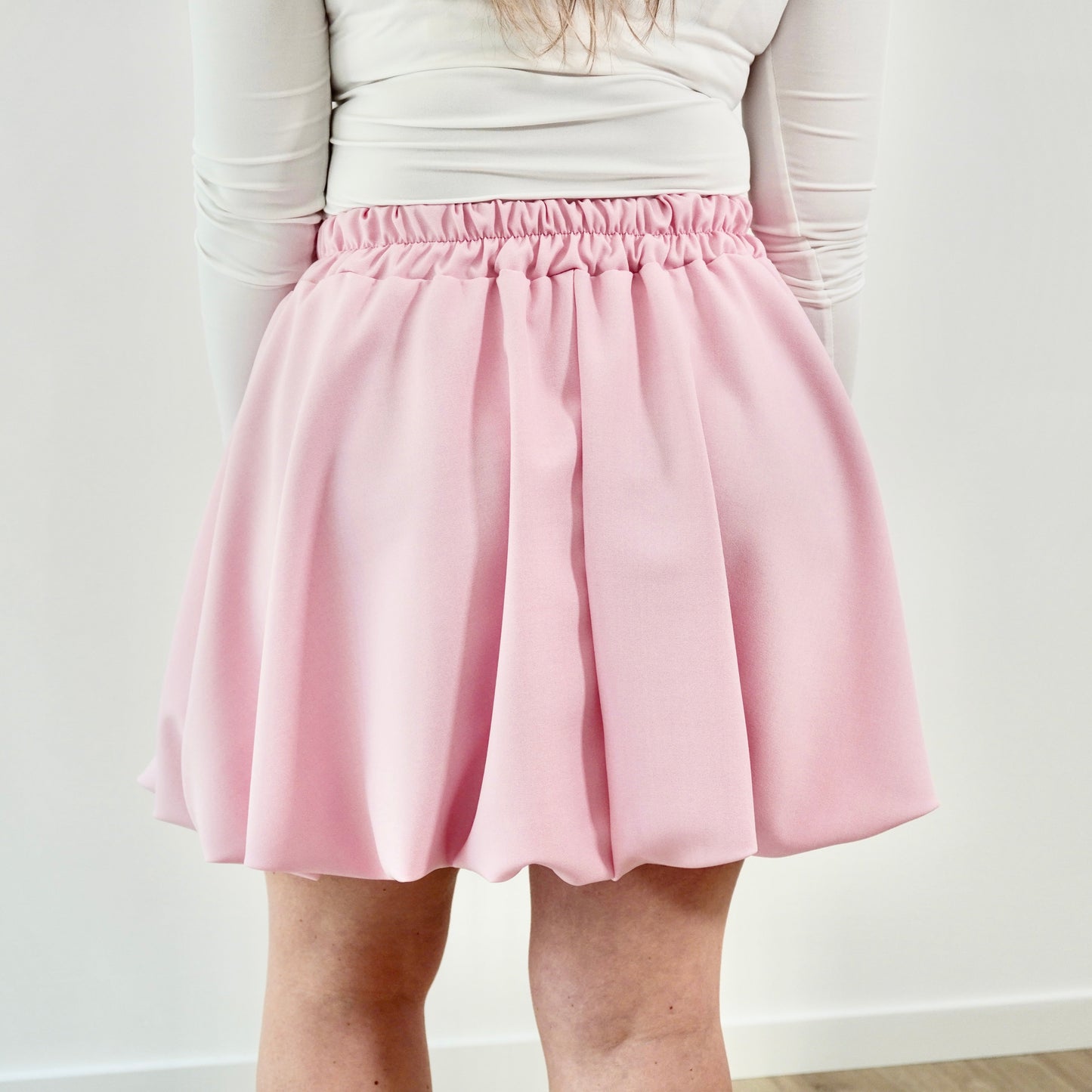 Mini Puff skirt pink