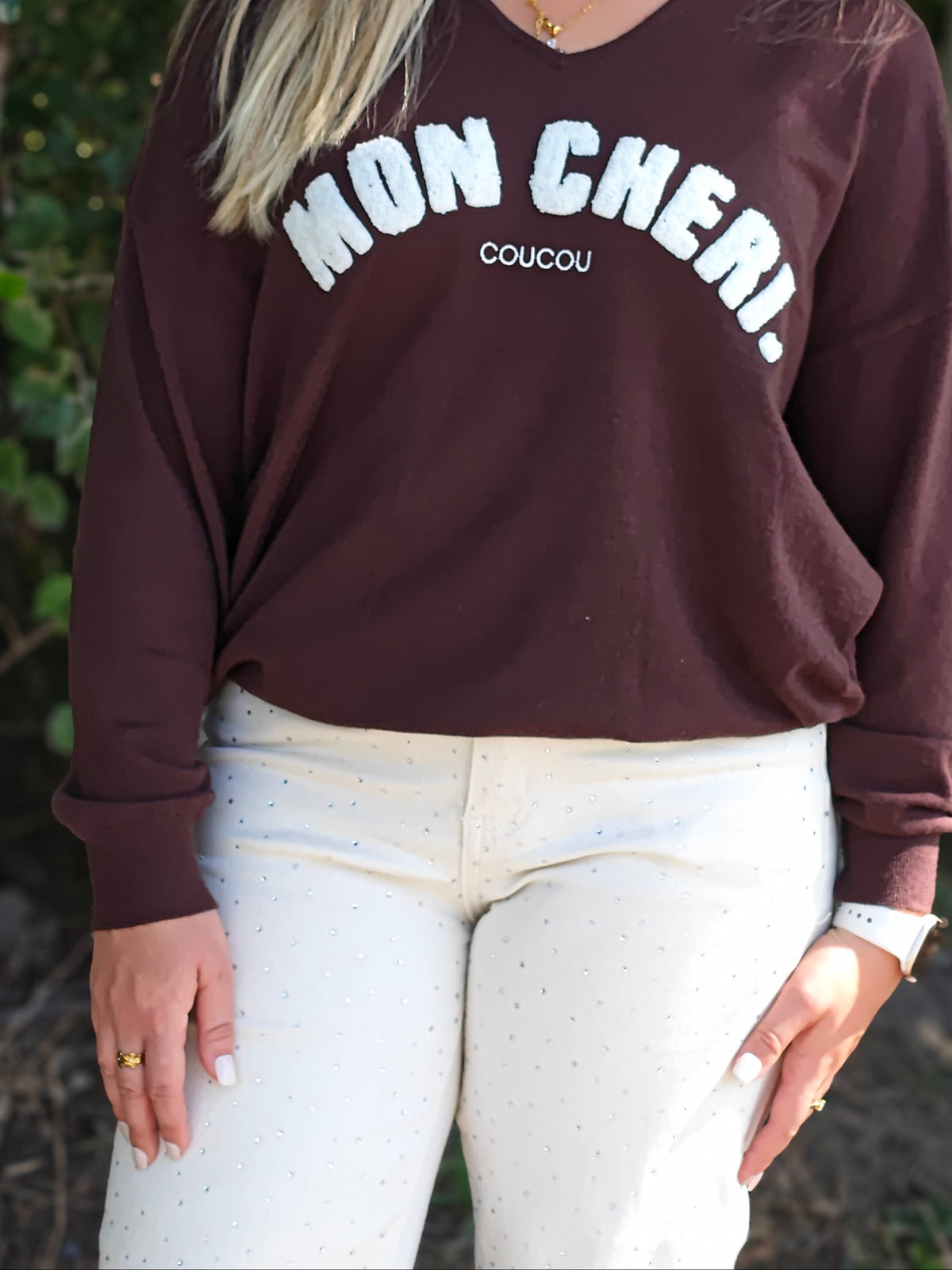 Creamy Crystal jeans