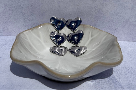 Triple Love oorbellen zilver