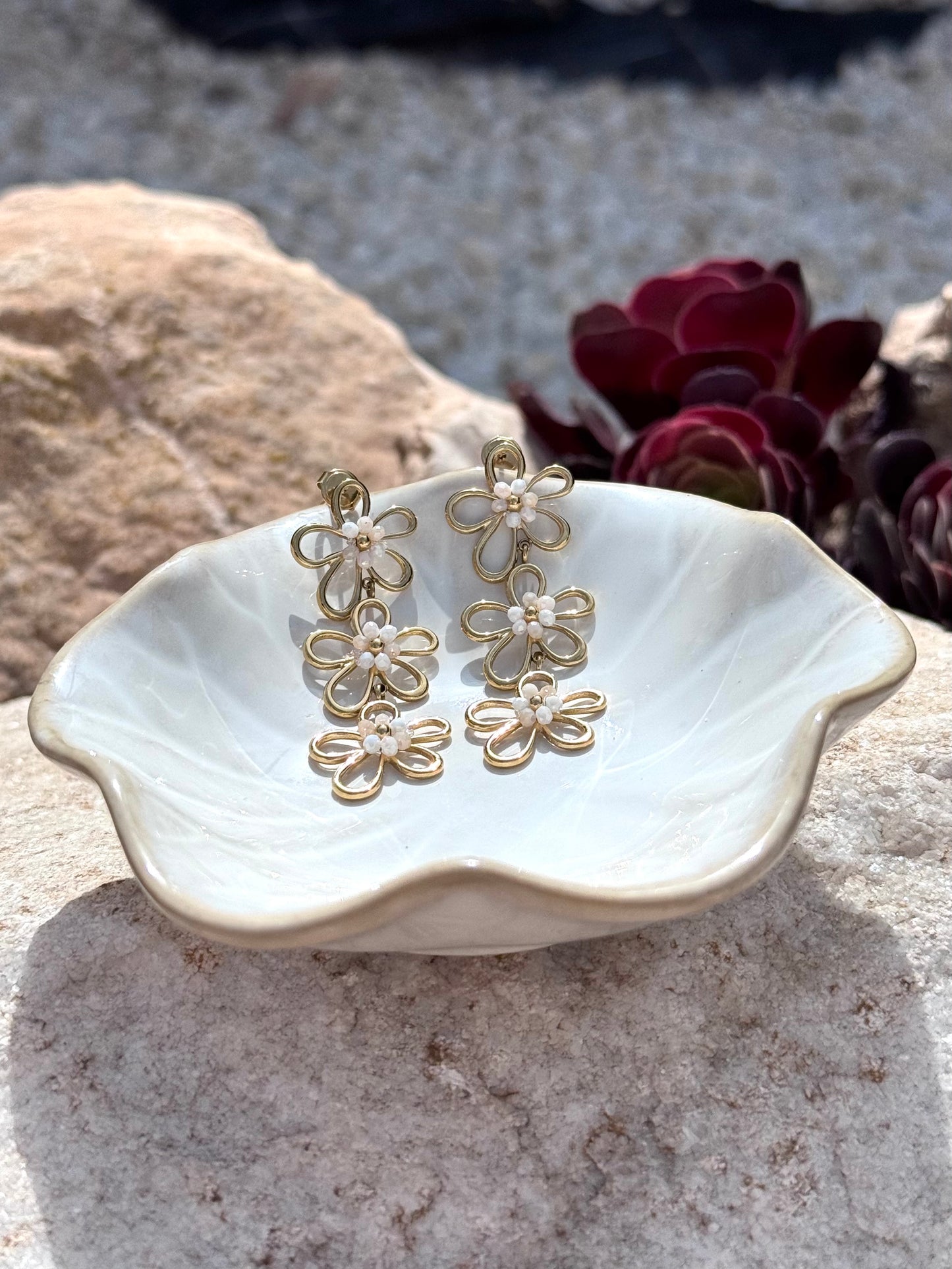 Daisy earrings