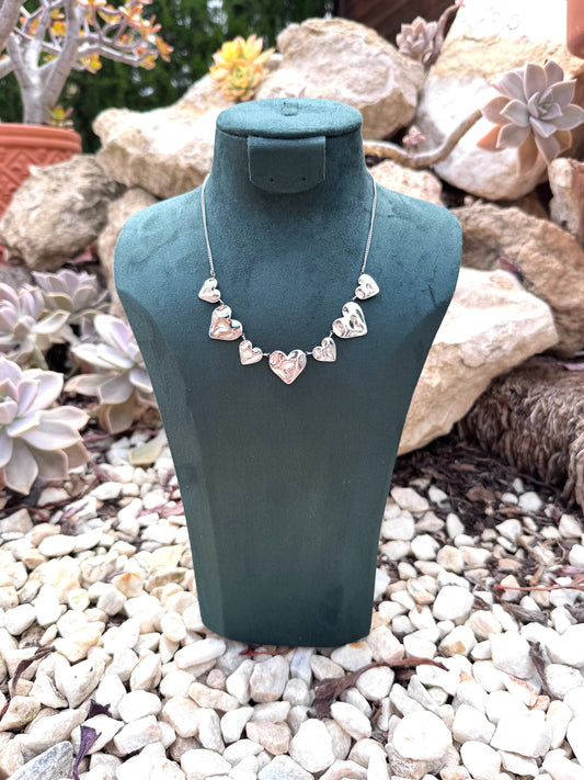 Triple Love ketting zilver