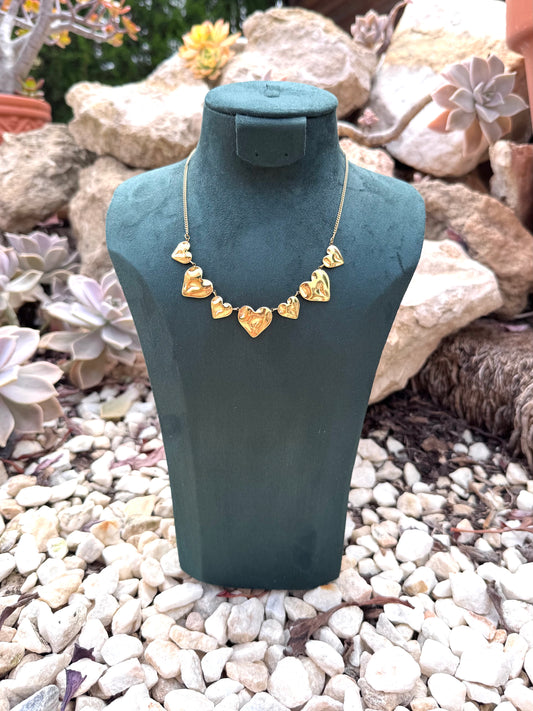 Triple Love ketting goud