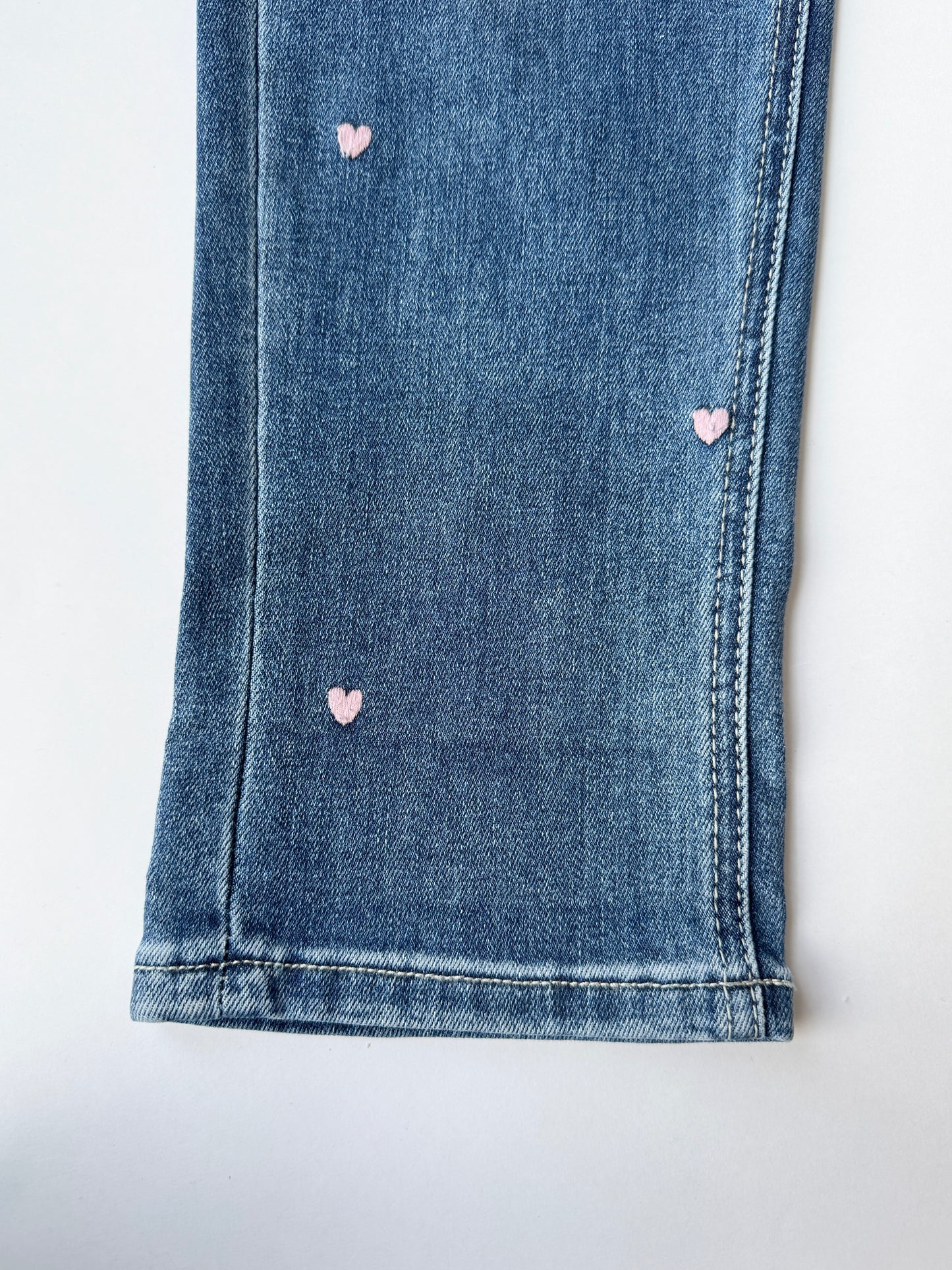 Hearts Roll-up jeans