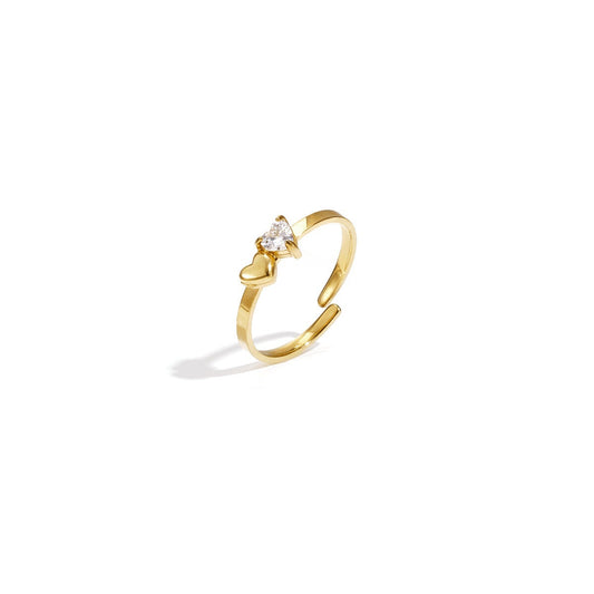 Twin Hearts ring