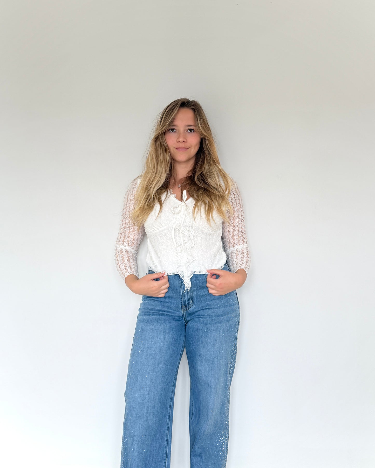 Laced Charm blouse