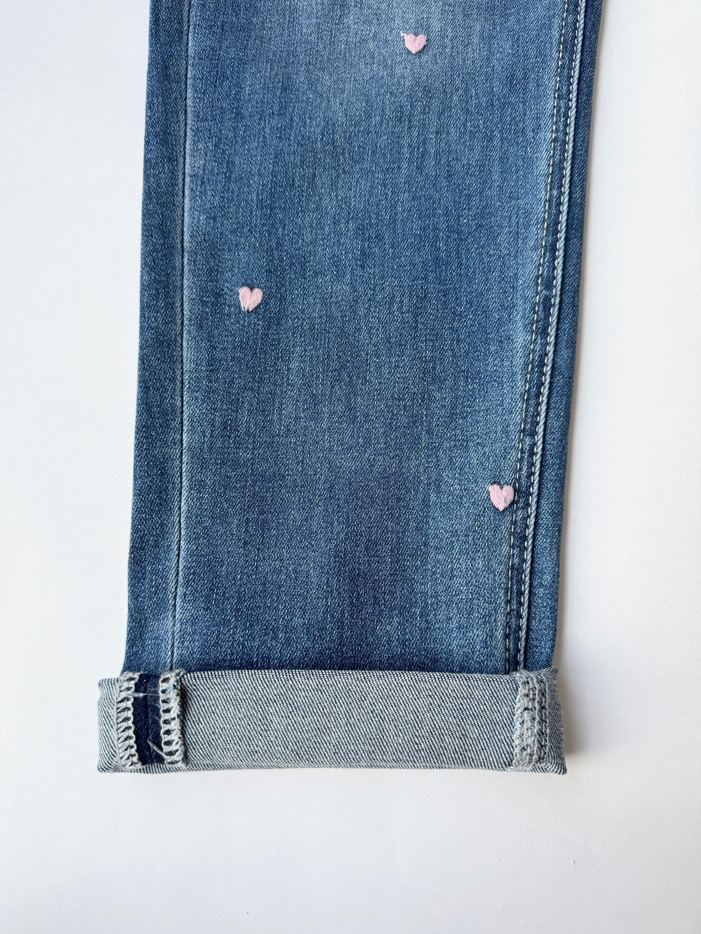 Hearts Roll-up jeans