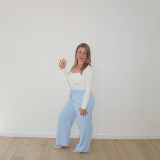 Deluxe broek blauw
