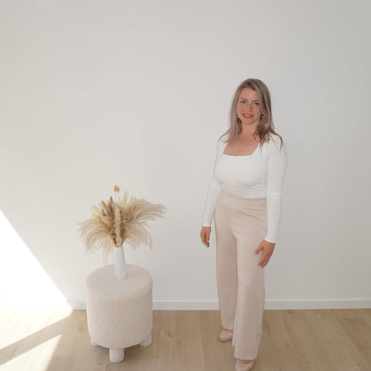 Soft Charm broek beige