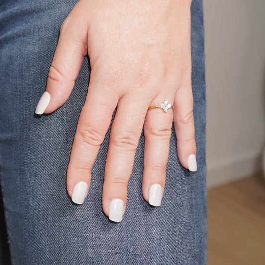 Floral Spark ring