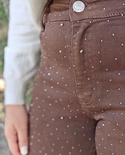 Crystal Choco jeans