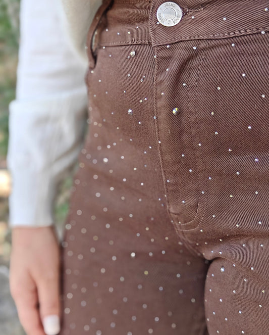 Crystal Choco jeans