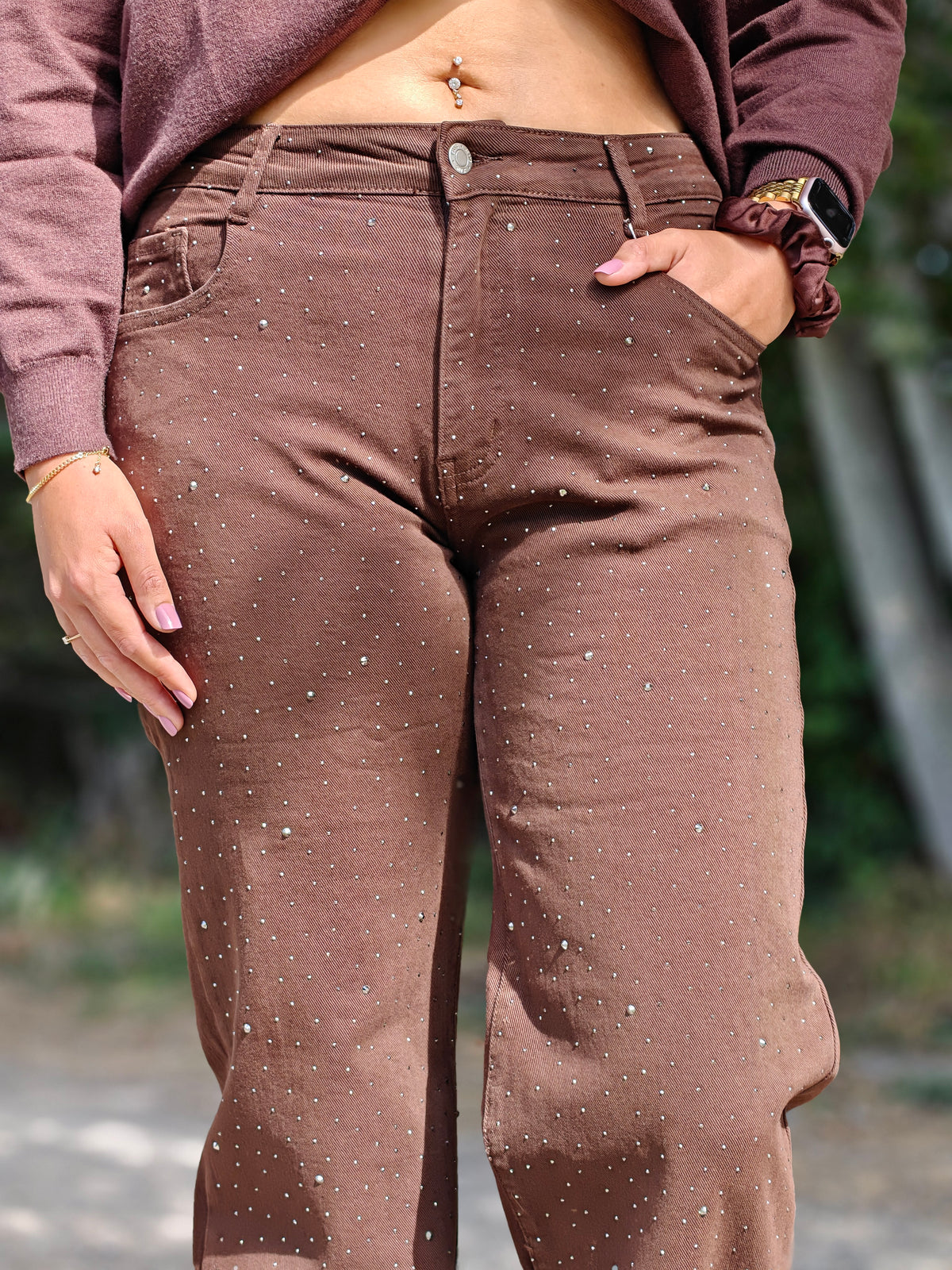 Crystal Choco jeans