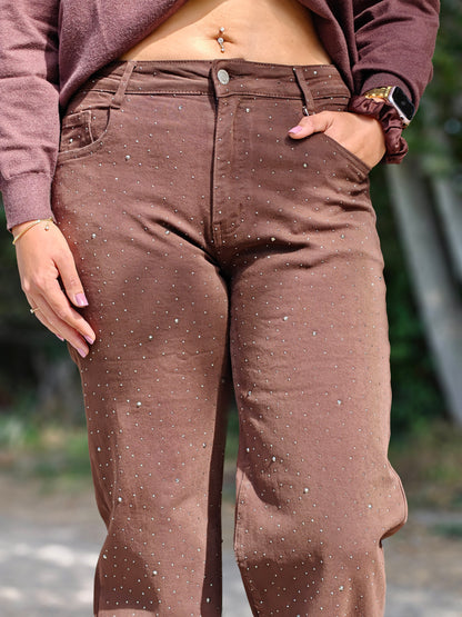 Crystal Choco jeans