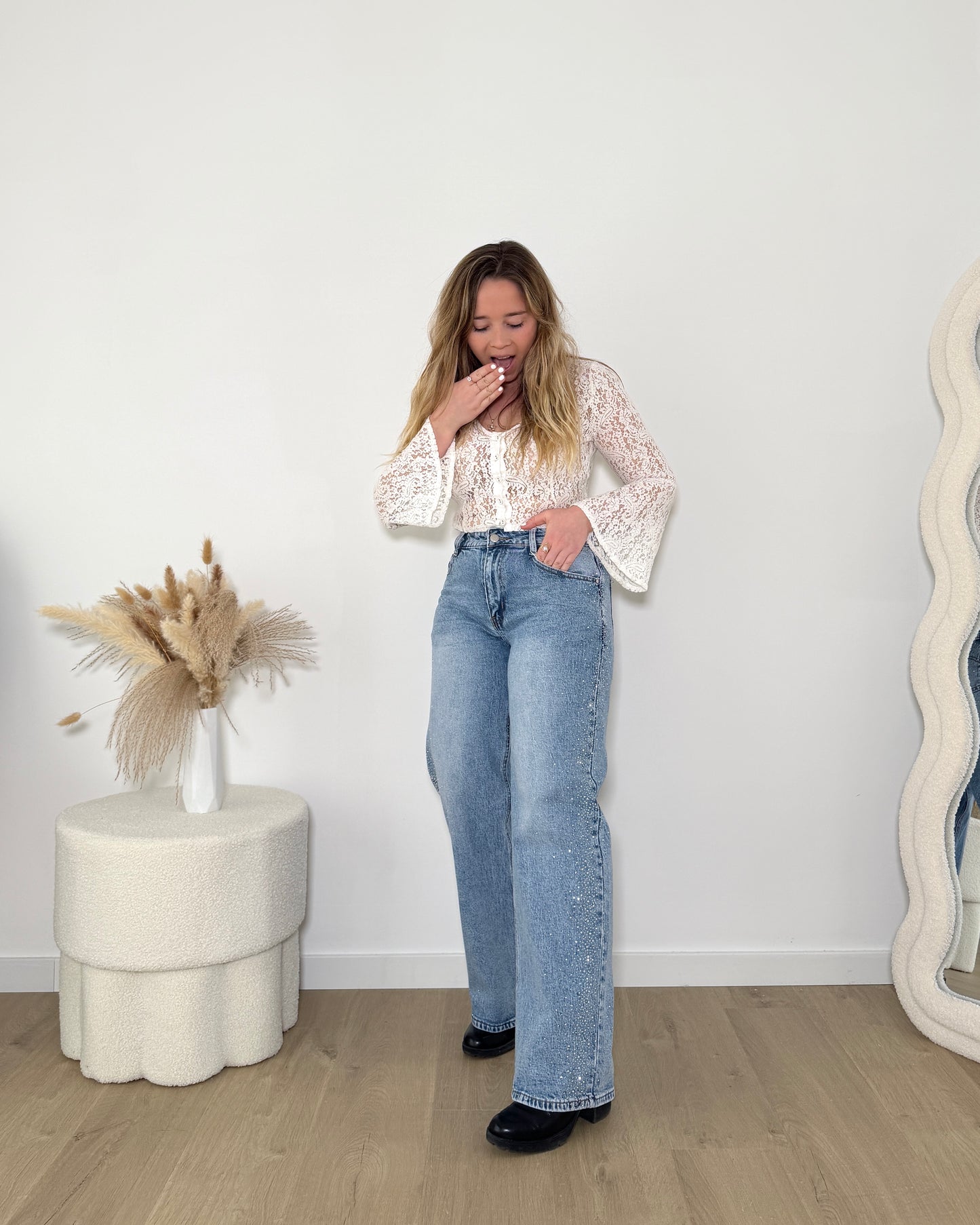 Crystal Side Jeans