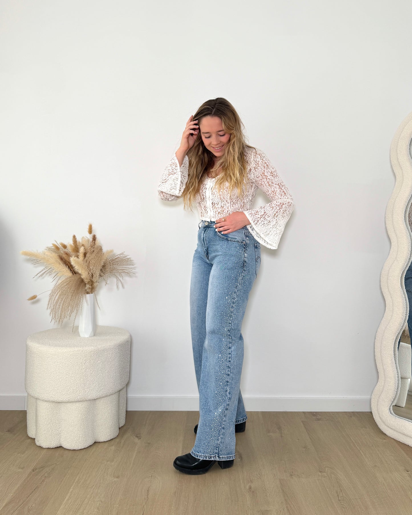Crystal Side Jeans