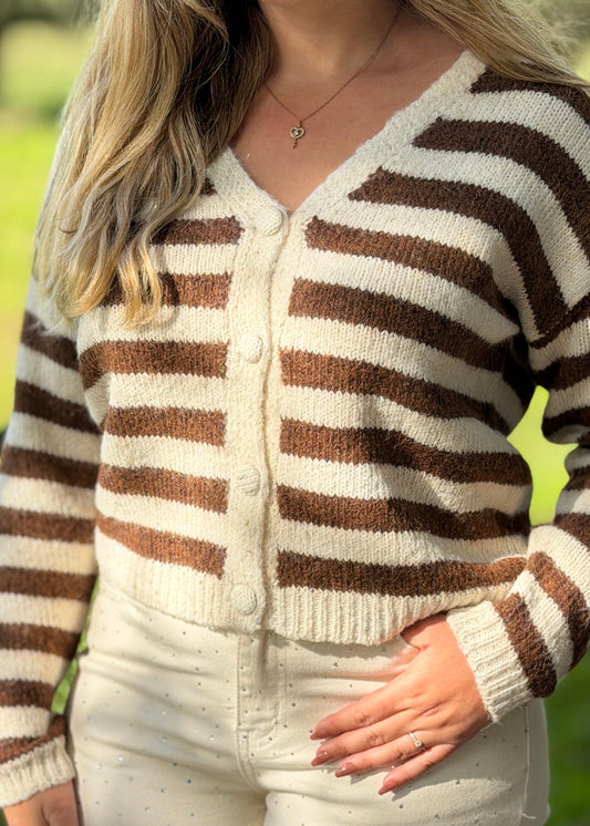 Choco Stripes trui