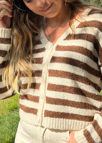 Choco Stripes trui