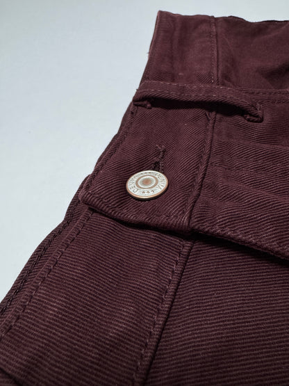 Burgundy Bliss jeans