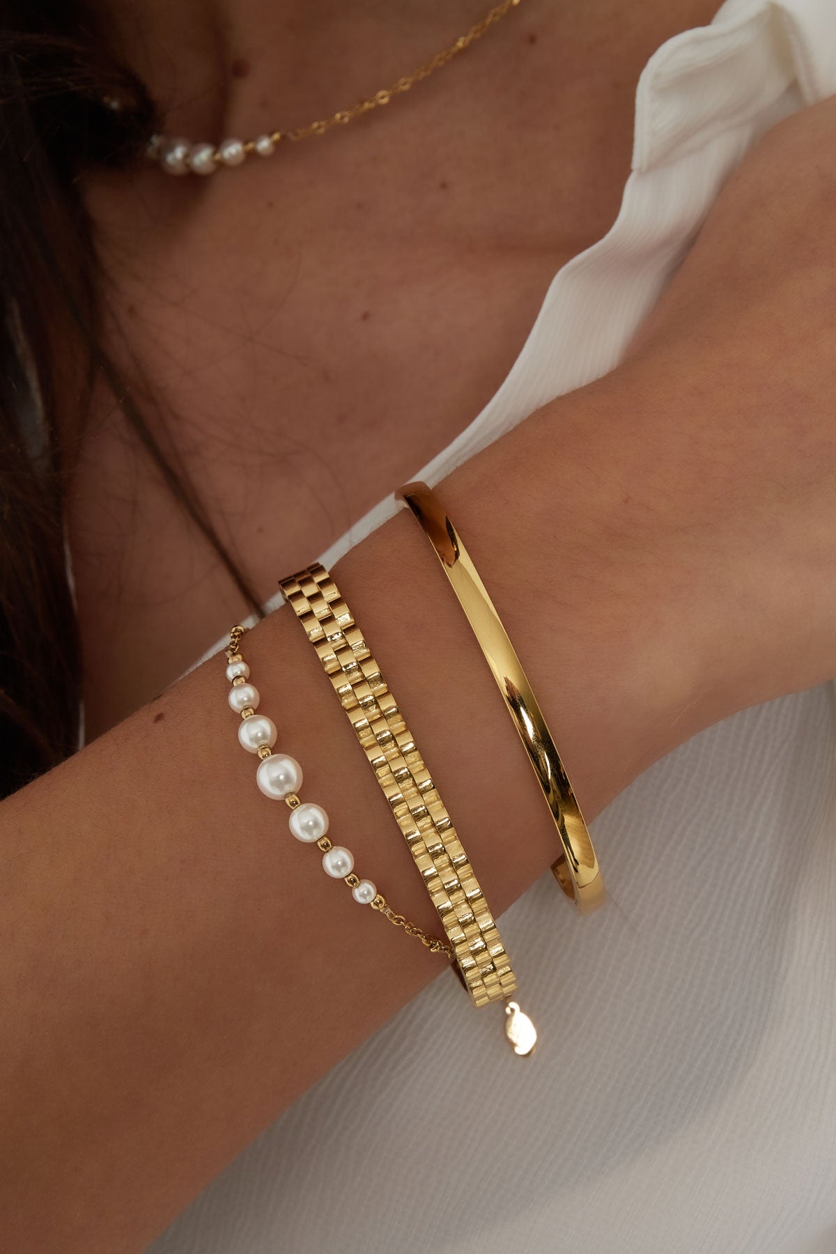 Pearl deluxe armband