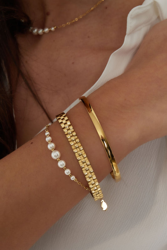Pearl deluxe armband