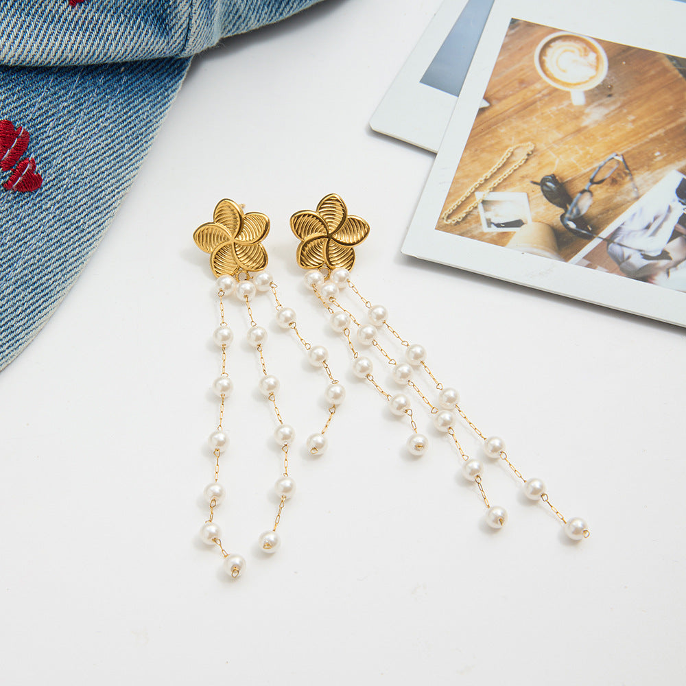 Multi Pearls oorbellen