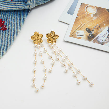 Multi Pearls oorbellen