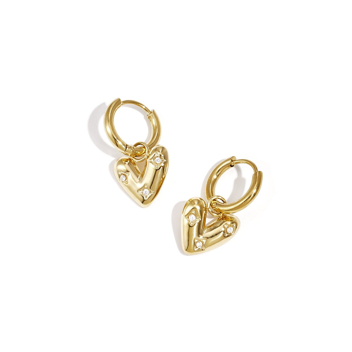Sparkling Hearts oorbellen